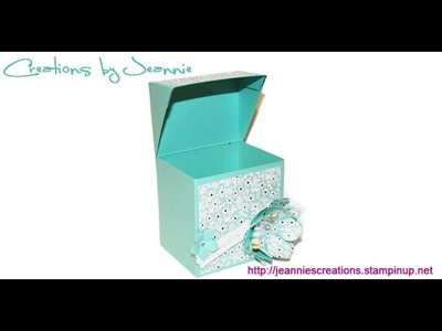 Cute Tiny Hinged Lid Box Tutorial by Creations by Jeannie