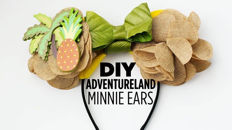 DIY Adventureland Minnie Ears