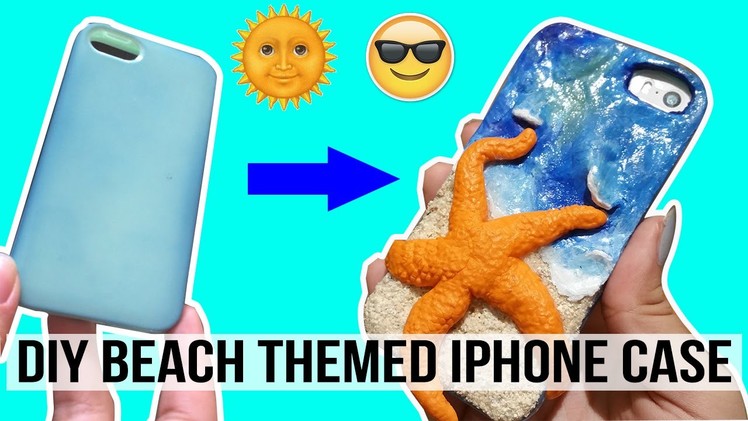 DIY Beach Inspired iPhone Case