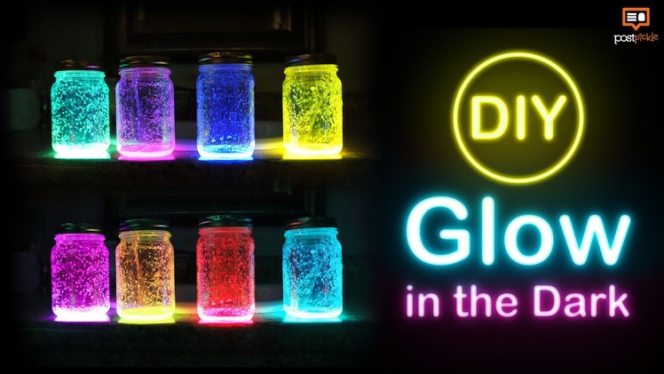DIY- Glow In The Dark Mason Jar