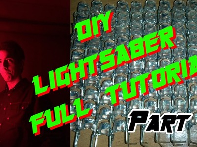 DIY lightsaber full tutorial - LED string edition - Part 1