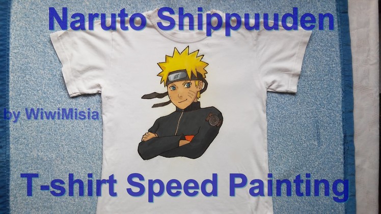 DIY: Naruto Shippuuden T-shirt Speed Painting