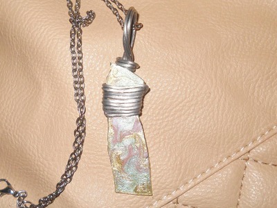DIY pendant: Super easy marble effect!