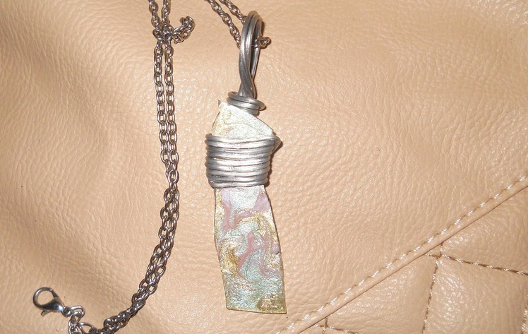 DIY pendant: Super easy marble effect!