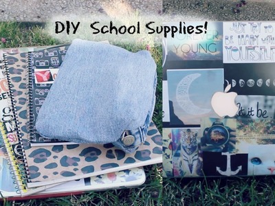 DIY School Supplies! | Leopard, Tumblr, Denim