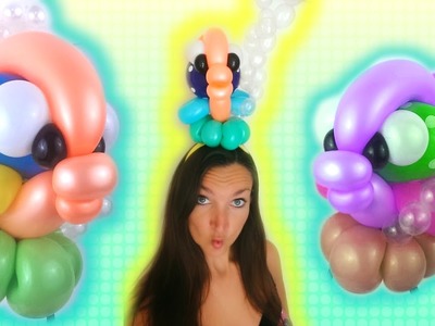 Fish Hat Balloon Animal Tutorial with Holly the Twister Sister!