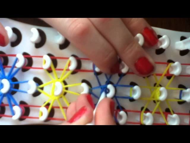Funloom: Starburst bracelet tutorial