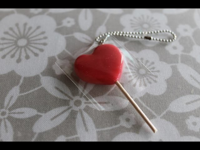 Heart Lollipop Keychain ♥ Valentine's tutorial