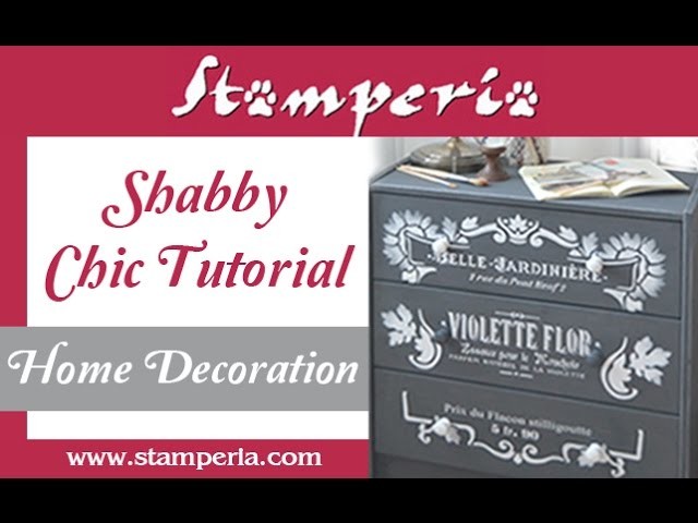 How to give new life to furniture?  Tutorial Shabby Chic
