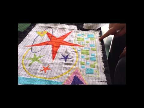 How to stitch on waste canvas-video tutorial 3