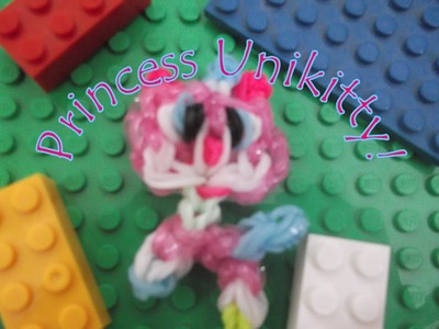 Loom Bands: LEGO Movie Princess Unikitty Charm Tutorial!