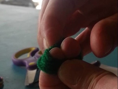 Miniature Yarn Skein Earring Tutorial