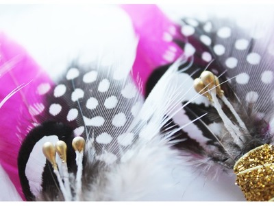 My DIY Wedding - Feather Buttonholes