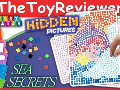 Sticky Mosaics Hidden Pictures Sea Secrets Unboxing Tutorial By TheToyReviewer