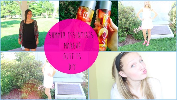 Summer Essentials!! Makeup, DIY Detox Water, & Outfits⎜peyton rose