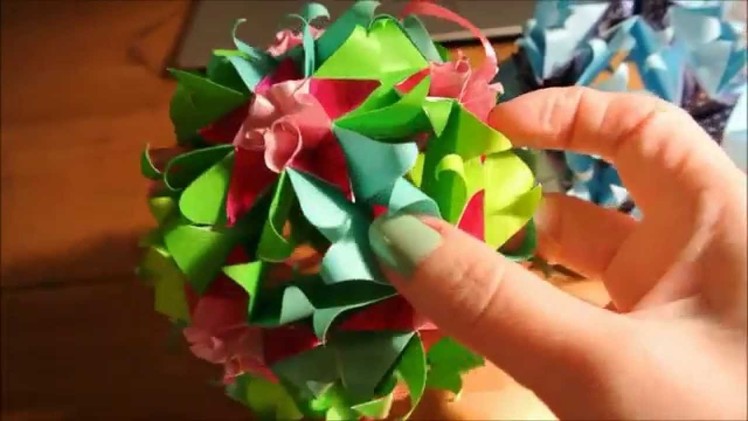 Sweet Spring Kusudama - not a tutorial