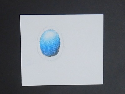 Tutorial: How to Draw Blue Jewel on White Tile.Paper