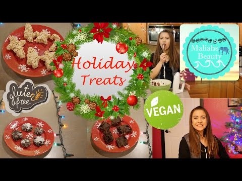 3 Diy Vegan and Gluten Free Christmas Treats | Cookies, Fudge, And Rice Krispies
