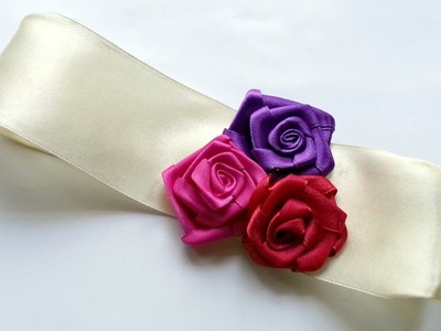 Create a Floral Satin Ribbon Headband - DIY Style - Guidecentral
