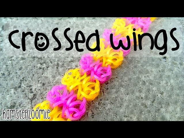 CROSSED WINGS bracelet tutorial || hook
