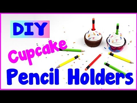 DIY Crafts: 2 Easy Ways To Make DIY Pencil Cupcake Holders - Cool & Unique Craft Idea