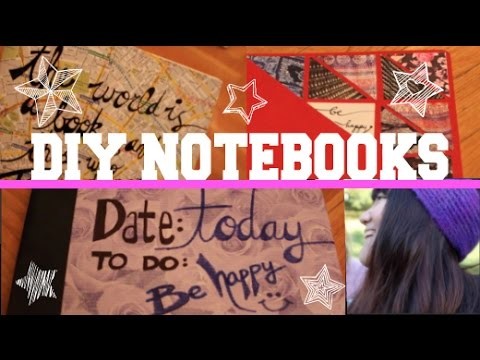 DIY Customized Notebook Covers. Kasey Chen