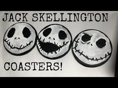 DIY | Nightmare Before Christmas: Jack Skellington Coasters