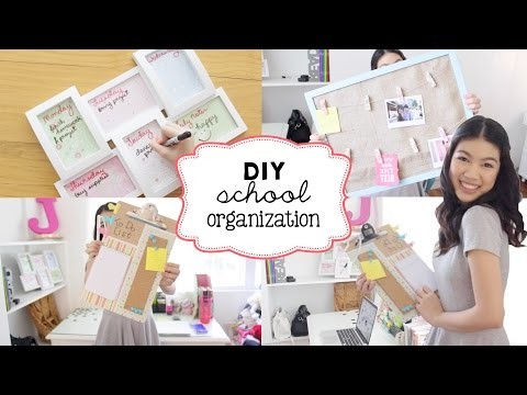 DIY School Organization Ideas