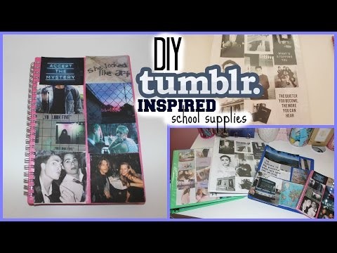 DIY Tumblr Inspired School Supplies