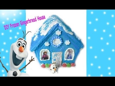 Frozen Gingerbread House - DIY Disney Frozen Inspired Holiday Craft  Queen Elsa & Anna Stickers