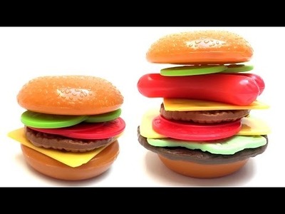 Hamburgers DIY Make your Own Burger Toy Food Toy Cutting Food Just Like Home Toys