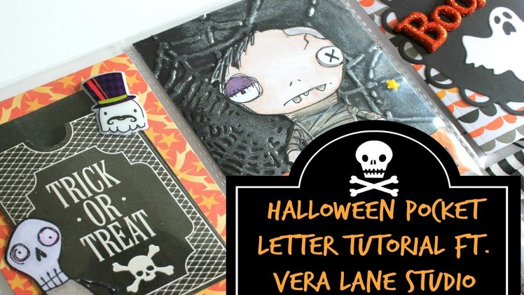 How To: Halloween Pocket Letter Tutorial Ft. Vera Lane Studio