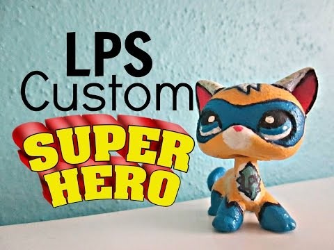 LPS Custom: DIY: Superhero Cat (Comicon Exclusive)
