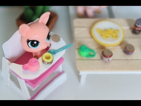 LPS DIY How to make an LPS sippy cup and baby food | How to make Doll sippy cup and baby food