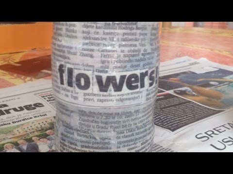 Make a Fun Newspaper-Designed Jar - DIY Home - Guidecentral