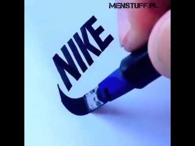 MENSTUFF.PL - Awesome 8 brand logo draw made by hand - DIY - painting
