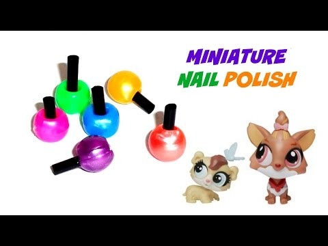 Miniature Dollhouse Nail Polish - DIY LPS Stuff, Crafts & Accessories