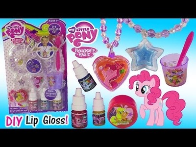 My Little Pony DIY Lip GLoss Jewelry Kit! Make Flavored Colors! Ring Necklace Bracelet! FUN