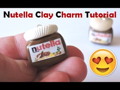 Nutella Jar Clay Charm Tutorial
