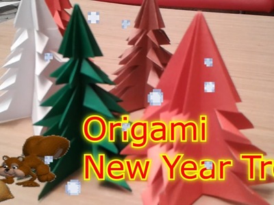 Origami New Year Tree - Easy Origami Christmas Tree Tutorial