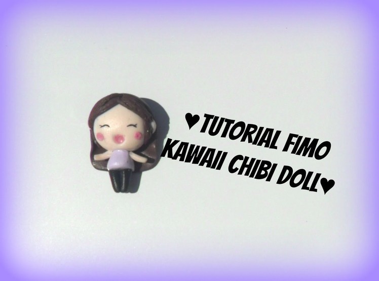Polymerclay tutorial kawaii chibi doll-Tutorial fimo bambolina kawaii