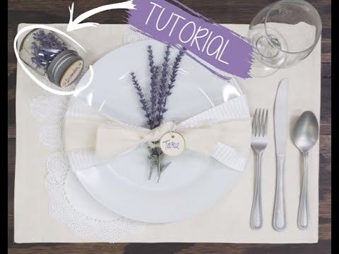 Table Setting Tutorial: Lavender Jar