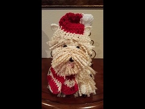 Crochet Westie Amigurumi Dog DIY Tutorial Part 1 of 2.
