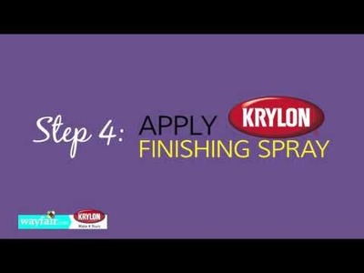 DIY 1 Bar Stool 3 Ways with Krylon™