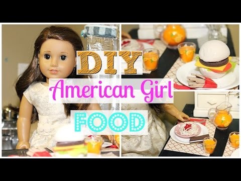 DIY American Girl Doll Food!