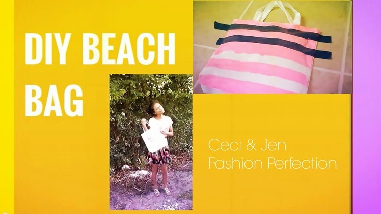 DIY beach bag