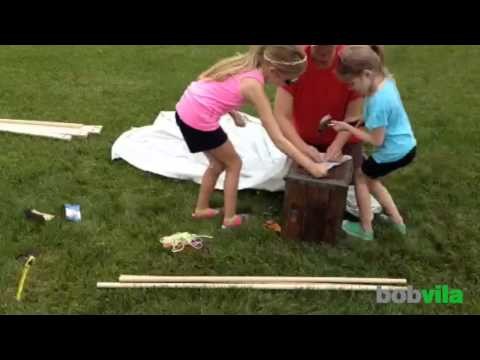 DIY Kids: Make an Easy A-Frame Tent