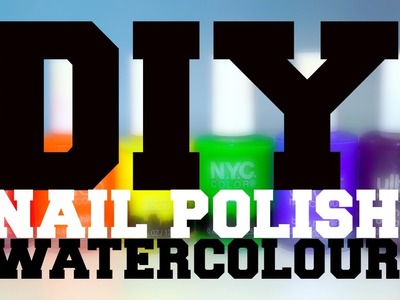DIY Nail Polish Watercolour {EPIC FAIL}