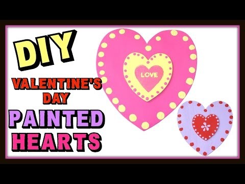 DIY Painted Hearts ~ Craft Klatch Valentine's Day Series