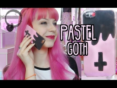 DIY: Pastel Goth Phone Case
